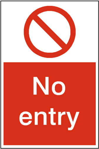 No Entry Signs - Not Allowed Signs (600x600)