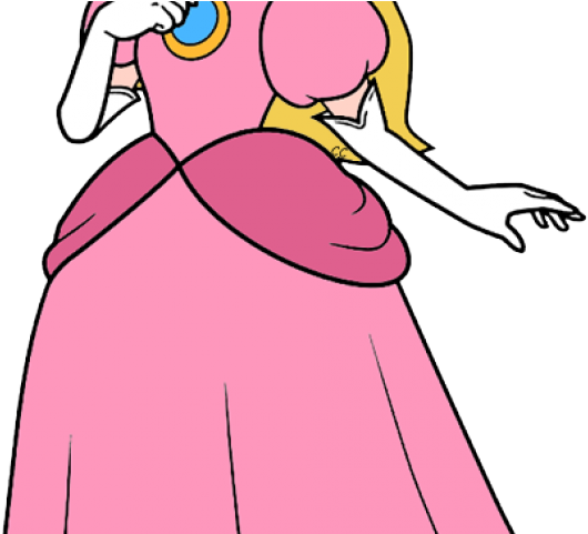 Princess Peach Clipart Line Art - Princess Peach Coloring Pages (640x480)