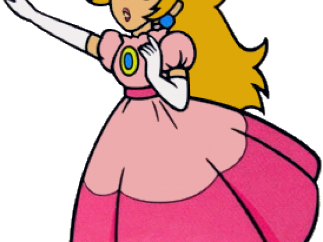 Princess Peach Clipart Snes - Princess Peach Anime 1986 (640x480)