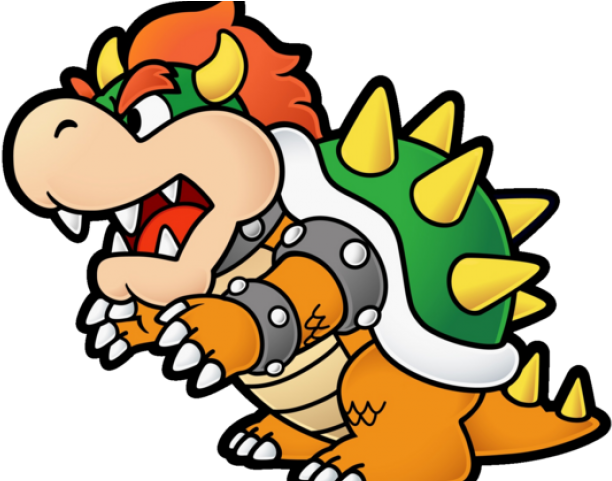 Princess Peach Clipart Paper Mario Bowser - Bowser Mario (640x480)