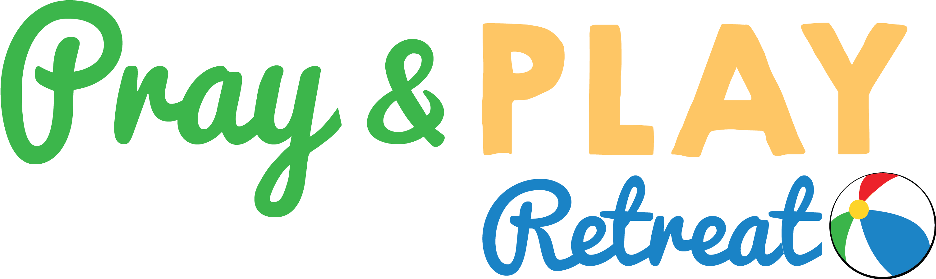 Pray & Play Color Logo - Play And Pray (3033x1009)