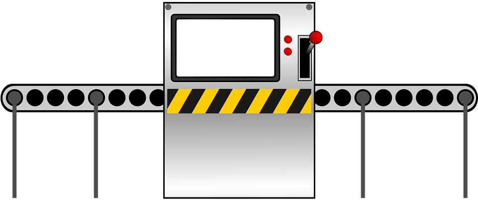 Free Domain Clip Art Assembly Line - Clipart Machine (960x480)
