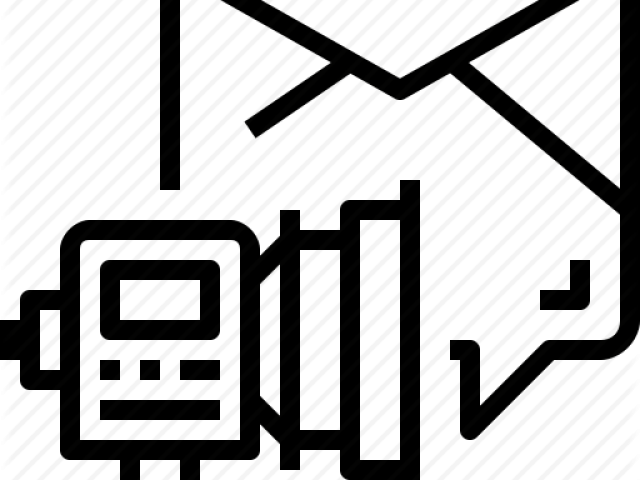 Mailbox Clipart Digital - Change Email Icon (640x480)