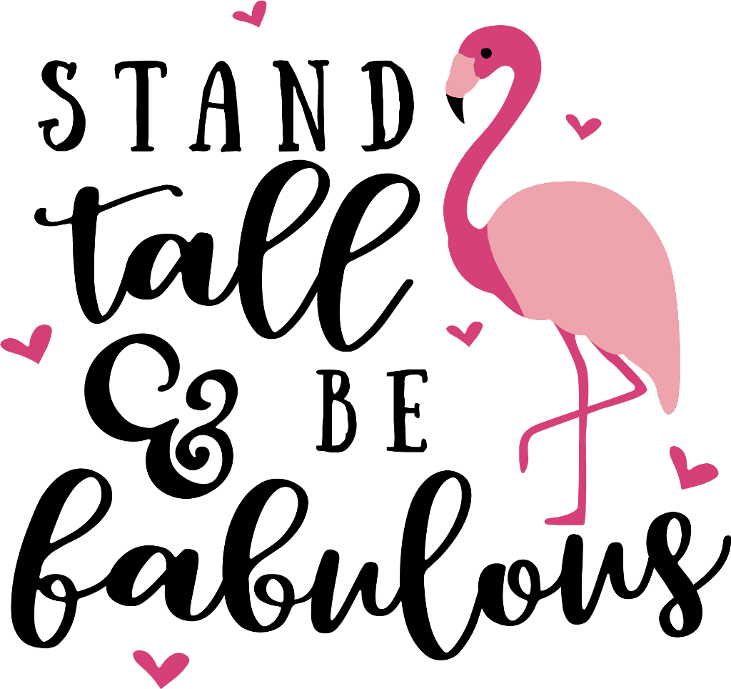 Quotes Sticker - Greater Flamingo (1024x964)