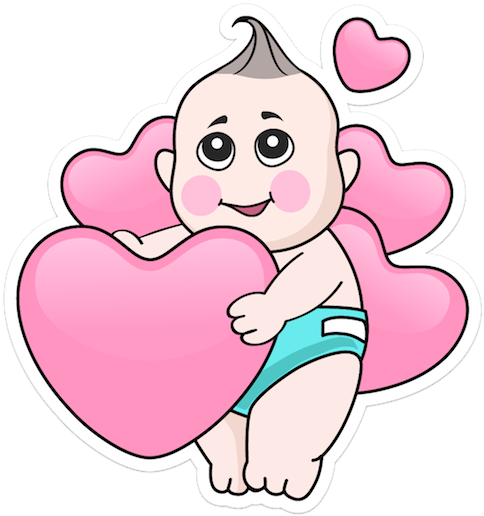 Love Baby Cartoon Png (520x520)