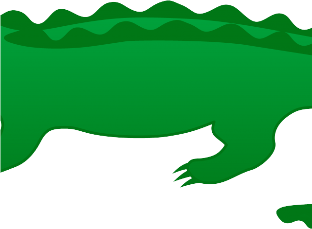 Crocodile Clipart Uf Gator - Crocodile Clipart Uf Gator (640x480)