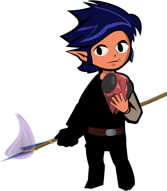 Gazel Now Known As Shadowflame - Cartoon (599x675)