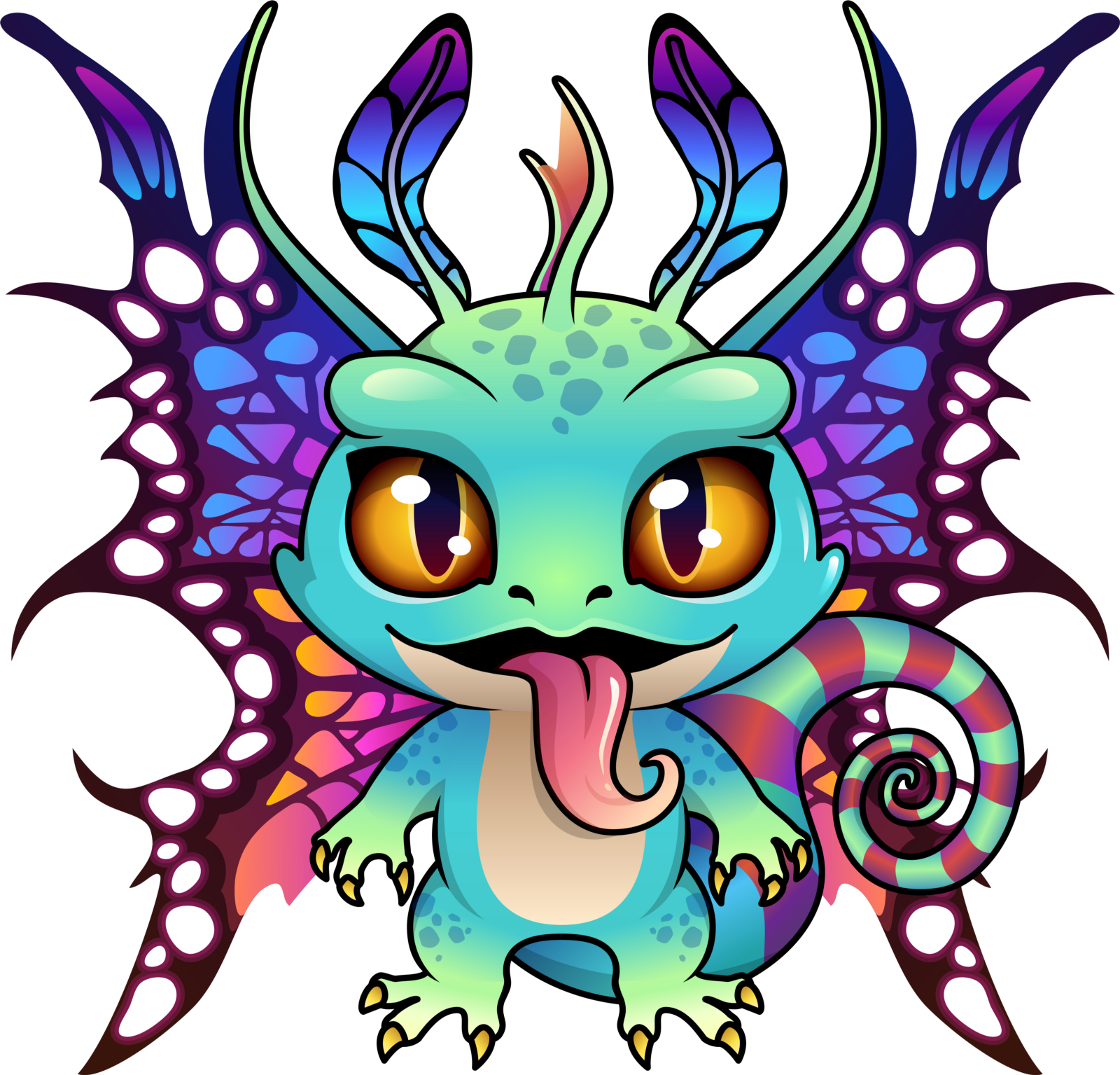Fairy Dragon Unique Cutie Available On Tron Presale - Cartoon (1600x1535)