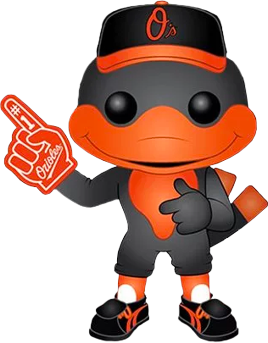 The Oriole Bird Baltimore Orioles Mascot Pop Vinyl - Baltimore Orioles (546x700)