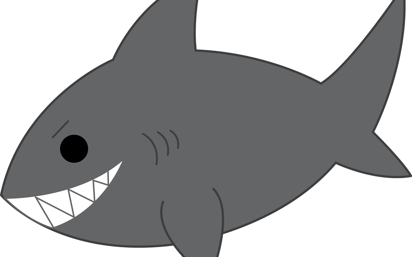 Free Cartoon Sharks Pictures Download Free Clip Art - Cute Shark Clip Art (1368x855)