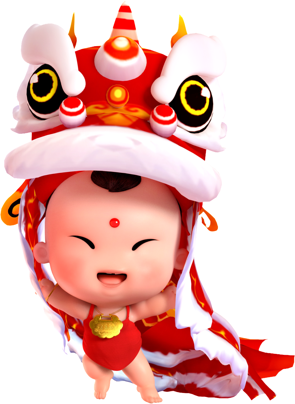 Year Of The Dog Daji Spring Festival Boy Dance Lion - 2018 舞 狮 (1024x1377)