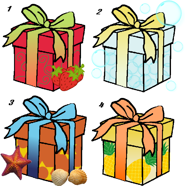 Summer Themed Gift Adopts Open By Ghosthogphantazia - Summer Themed Gift Adopts Open By Ghosthogphantazia (630x655)