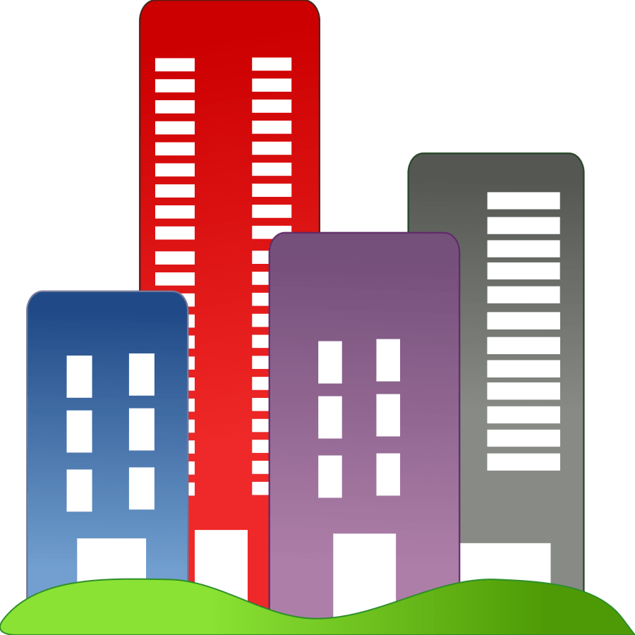 Commercial Real Estate Clipart (900x900)