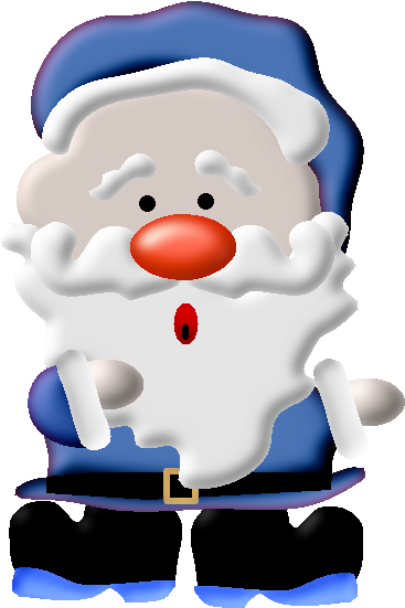 Gifs Tubes De Natal Santa Claus Clipart, Santa Claus - Cartoon (380x560)
