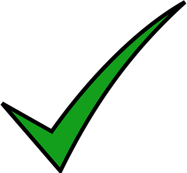 Pink Clipart Tick - Check Clipart (366x340)
