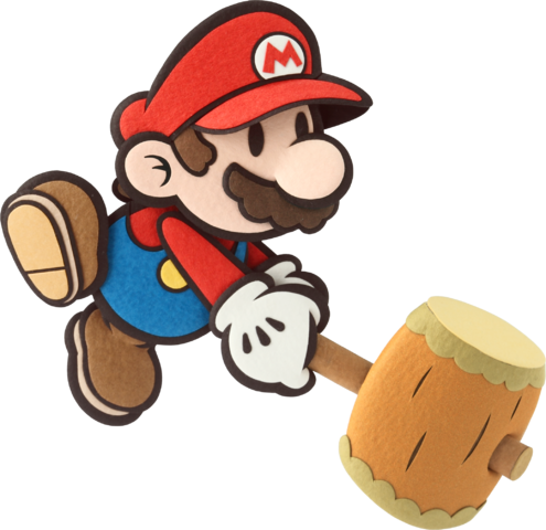 Ssb4 Character Speculation- Paper Mario By Rocktaunt63 - Paper Mario Sticker Star Mario (495x480)