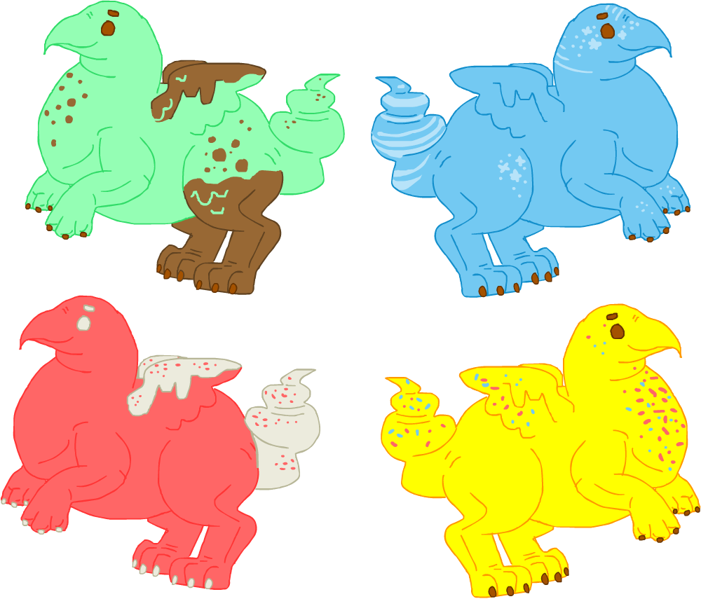 50 Point Easter Peep Griffin Adopts By Sharkledog - Cartoon (1000x855)