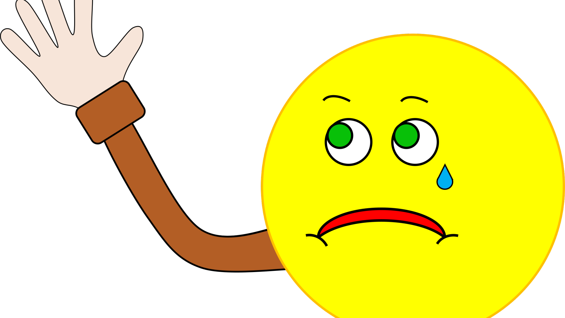 Goodbye Clipart Smiley Face - Clip Art (1920x1080)