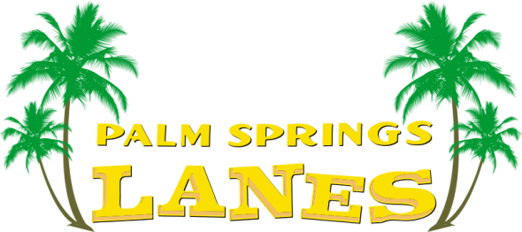 Palm Springs Lanes Vector - Palm Springs Lanes Vector (590x262)