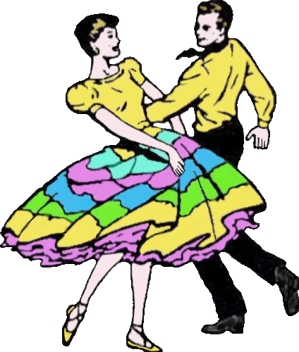 Pin Free Clip Art Skirt - Dancing Clip Art Free (424x500)
