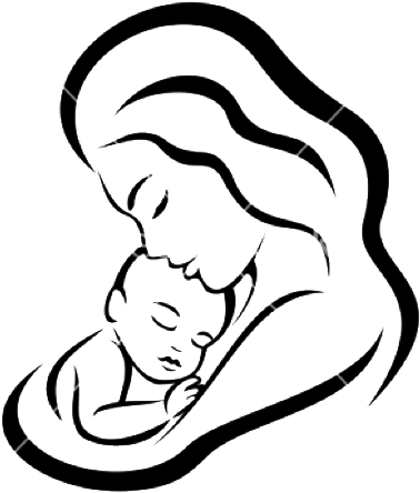 Mother Png Photos - Motherhood Drawing (491x517)
