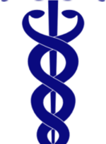 Blue Medical Cliparts - Caduceus Vector (640x480)