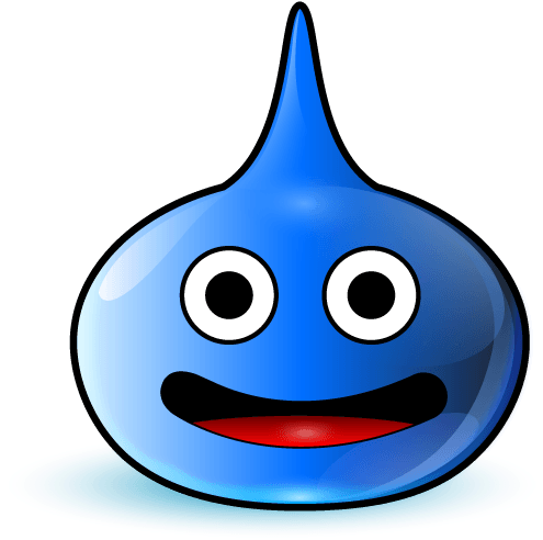 Dragon Quest Blue Slime Curry White Rabbit Express - Slime Render Dragon Quest (515x499)