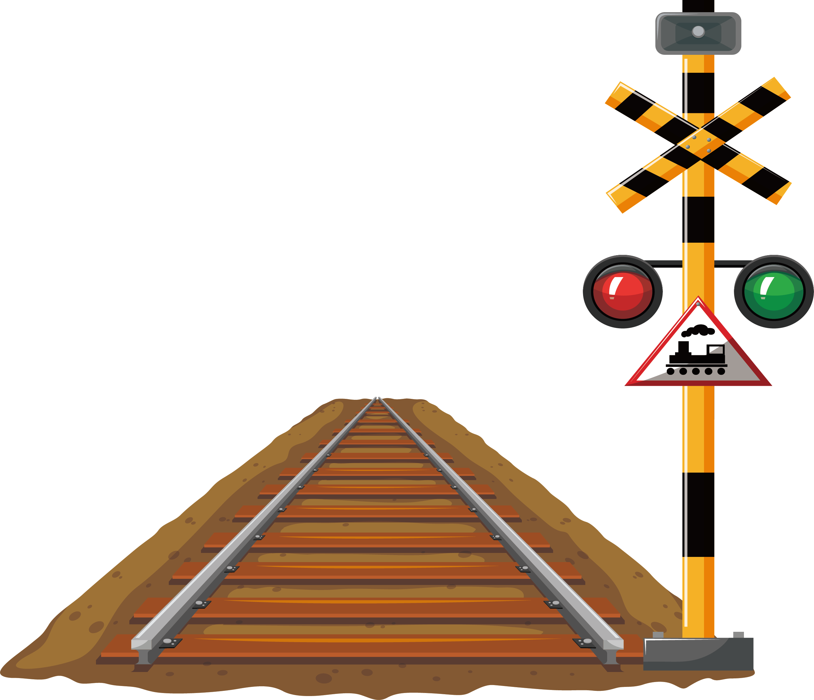 Traffic Light Clipart Train Signal - Traffic Light Train (2672x2299)