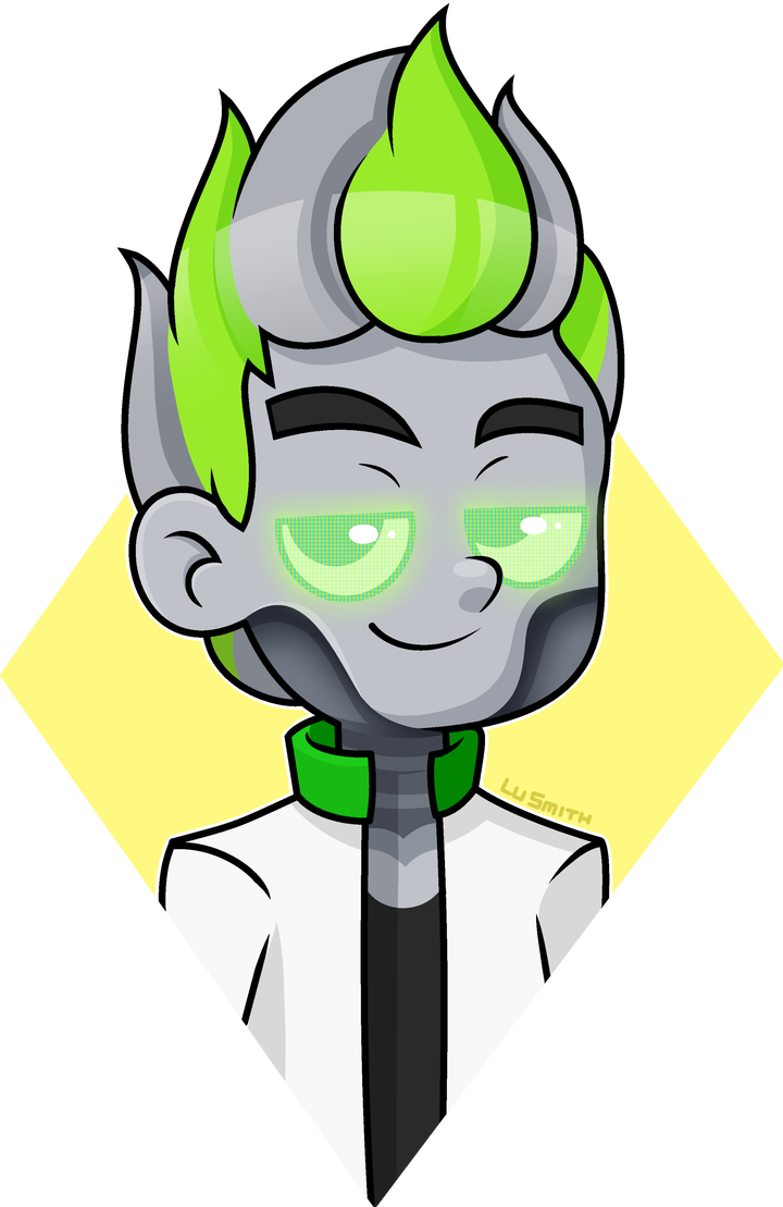 Xayn Bust By Deja-lu - Cartoon (720x1109)