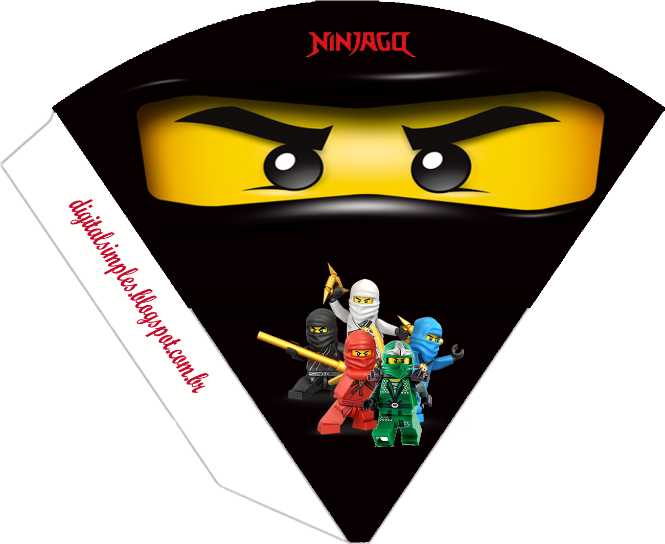 Kit Digital Aniversário "ninjago" Para Imprimir - Ideas De Ninjago Para Cumpleaños (1300x1110)