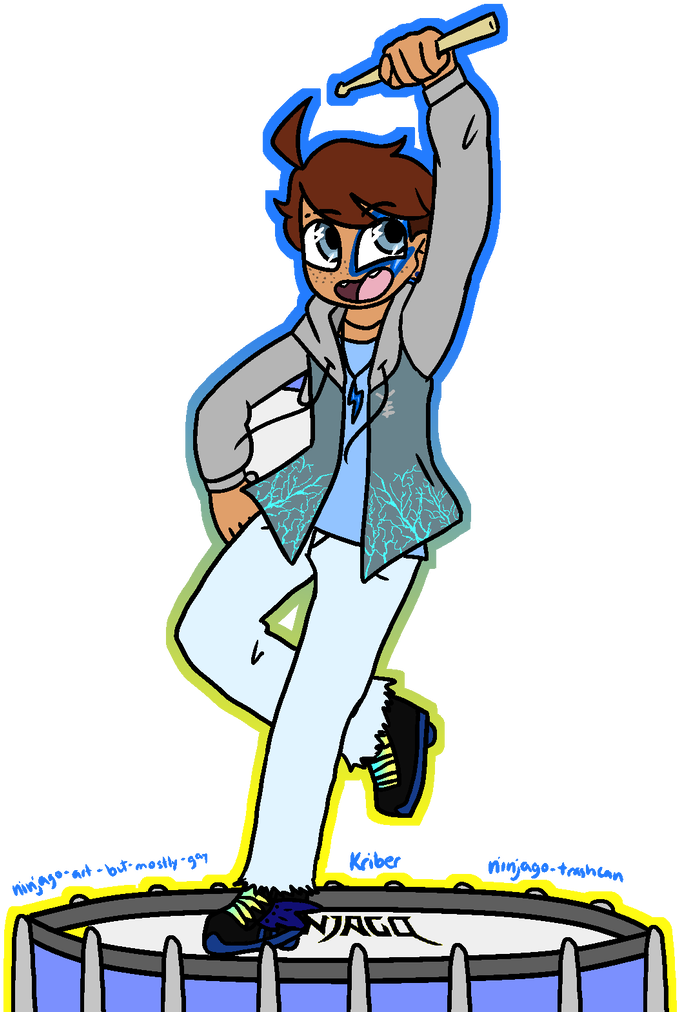 Happy Drum Nerd By Ninjago-trashcan - Cartoon (774x1032)