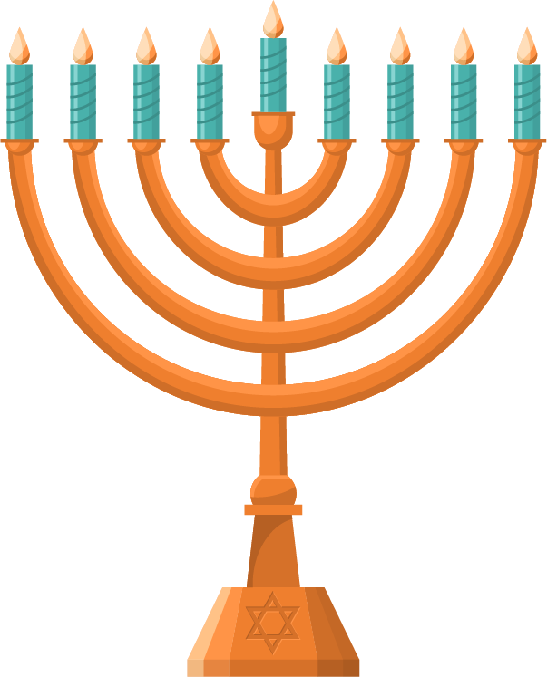 Hanukkah Clipart Border - Happy Hanukkah 2018 Fun (603x747)