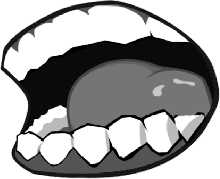 On Sunday Evening We Just Wrapped Up A Brief Two Week - Cartoon Mouth (439x357)