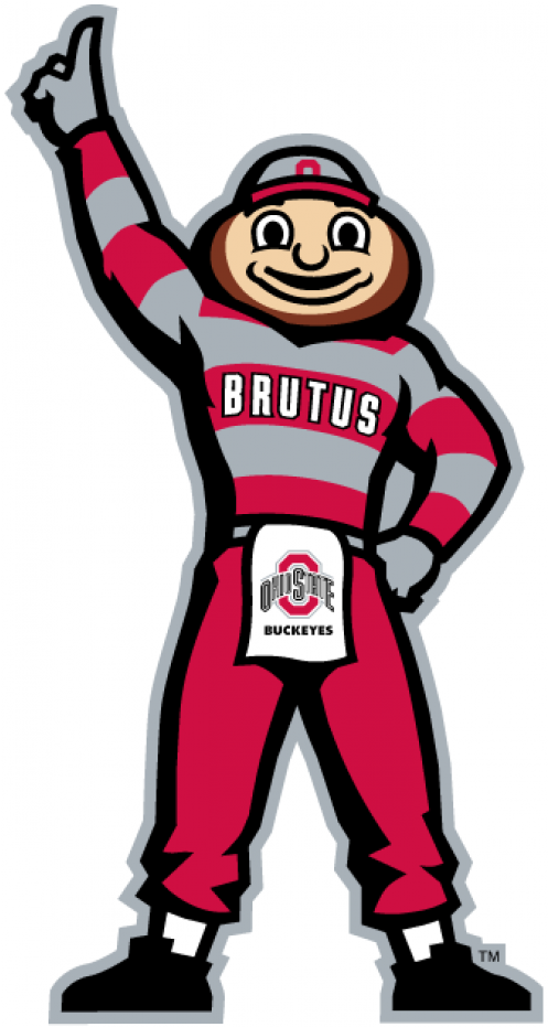 Ohio State Buckeyes Iron On Stickers And Peel-off Decals - Ohio State Buckeyes Mascot (750x930)