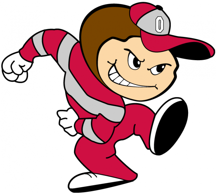 Ohio State Buckeyes Iron On Stickers And Peel-off Decals - Ohio State University Mascot Logo (750x930)
