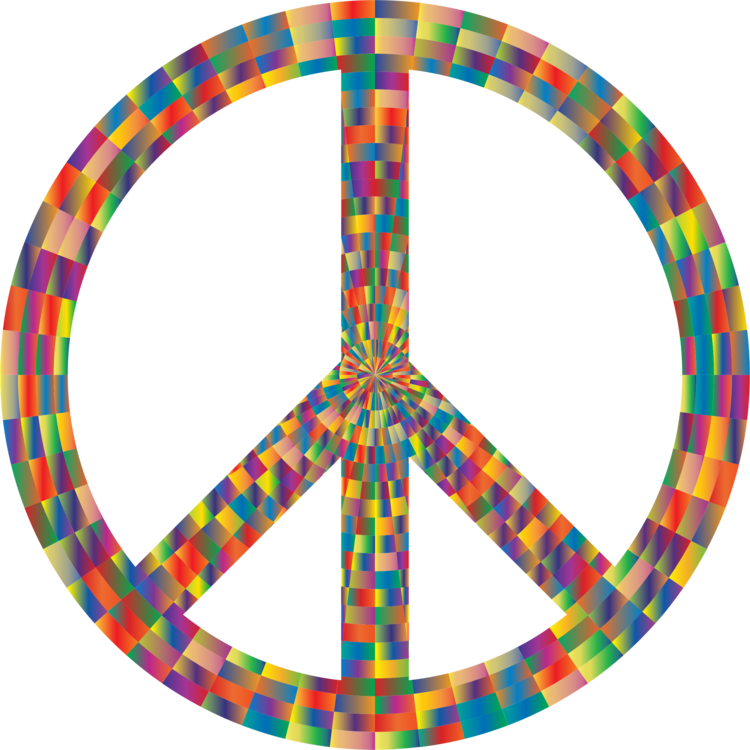 Peace Symbols Doves As Symbols Peace Flag - Peace Symbol (750x750)