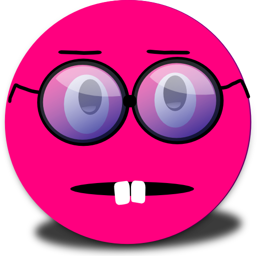 Surprised Smiley Pink Emoticon Clipart - Confused Face Clip Art (512x515)