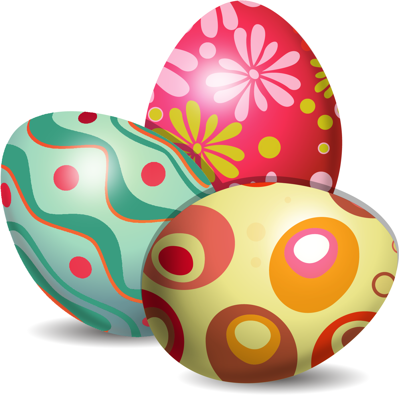 Easter Bunny Easter Egg Euclidean Vector Egg Decorating - Easter Eggs Vector Png (1500x1500)