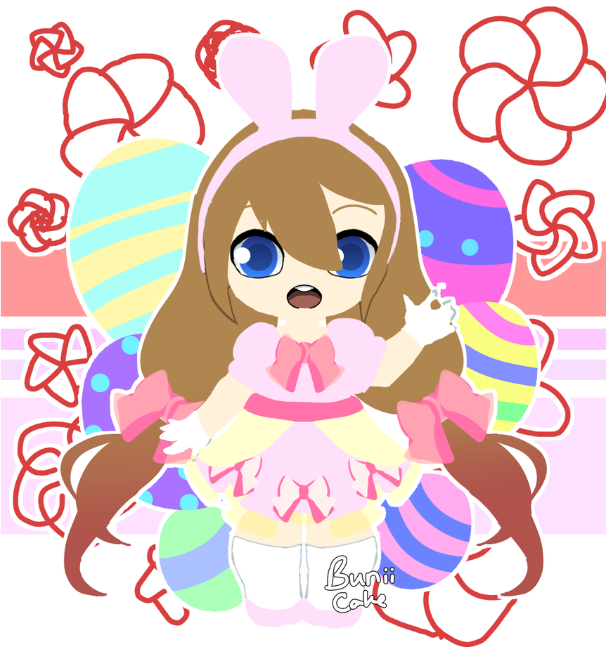 Happy Easter - Cartoon (861x928)