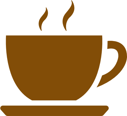 Costarica - Tea Cup Vector Black And White (512x512)