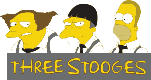 Movies, Personal Use, Stooges 3, - Cartoon (500x264)