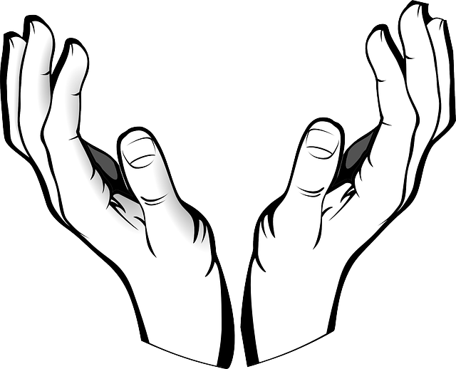 More Than Enough - Open Hands Clipart Png (640x518)