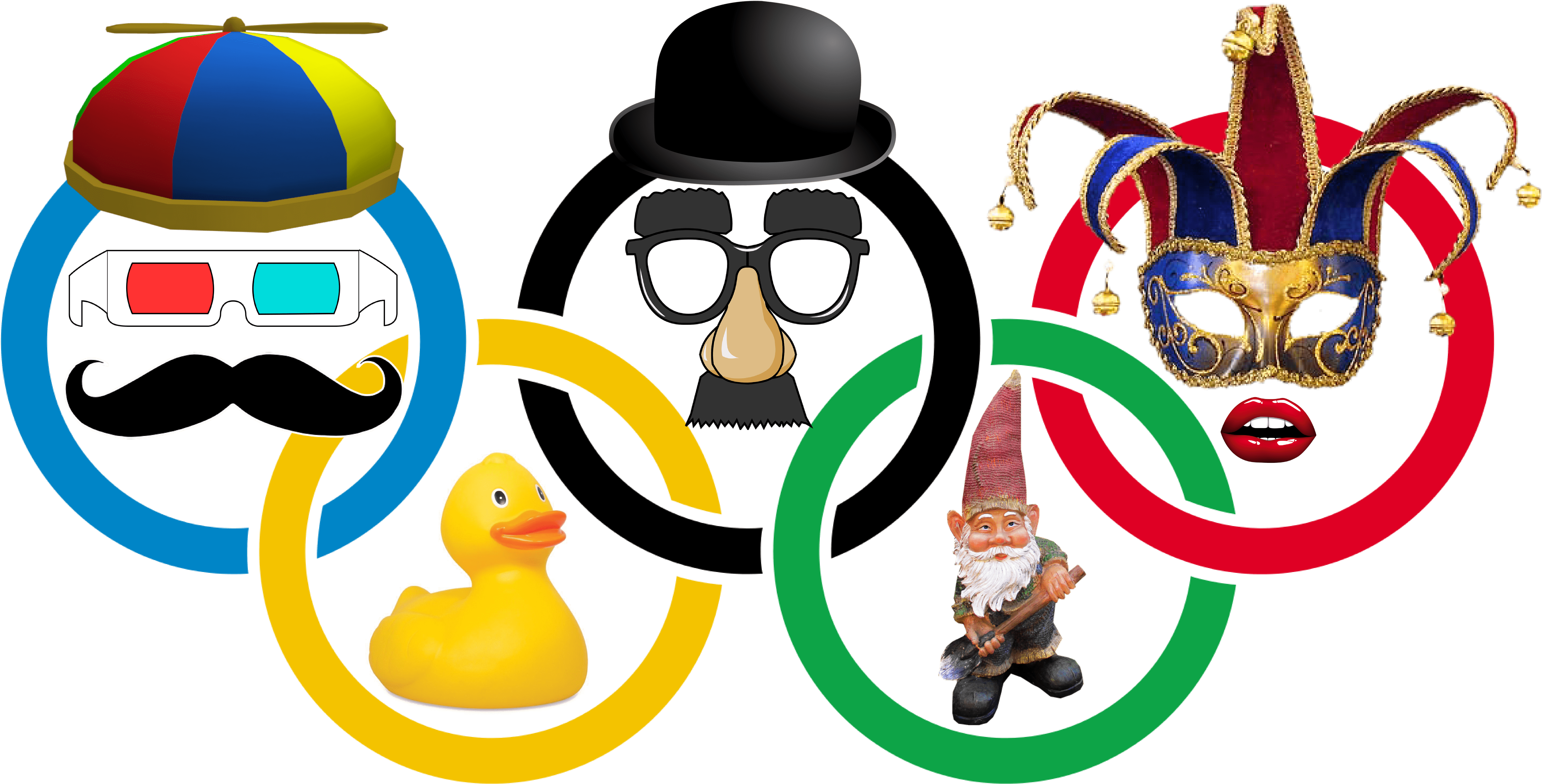 Wacky Olympics Logo - Do The Olympic Rings Stand (5600x3048)