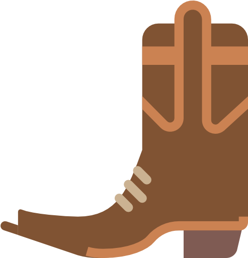 Cowboy Boots Png - Bota Country Desenho Png (512x512)