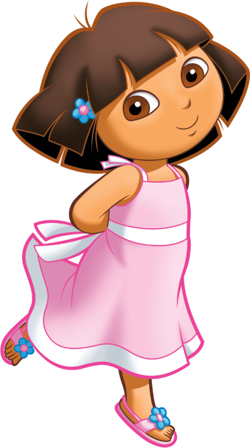 Transparent Dora The Explorer - Dora Buji Birthday Cake (930x1575)