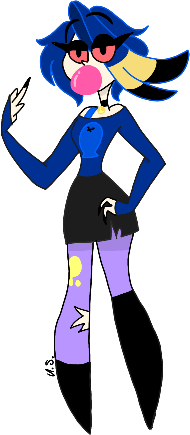 [hhoc] Denise, Dimtri's Sister - Cartoon (1192x1920)