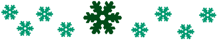 Snow Flakes Clip Art (800x208)