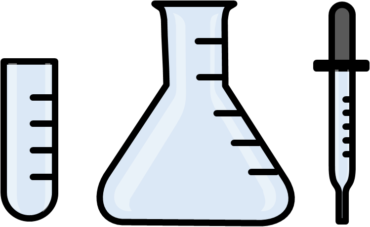 749 X 460 4 - Beaker Clip Art White (749x460)