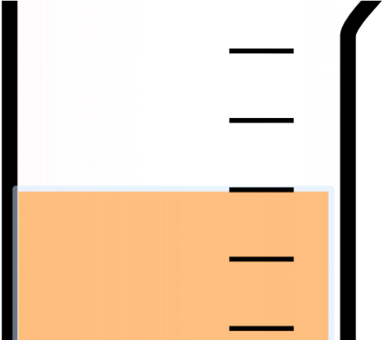 Liquid Clipart Beaker - Orange (640x480)