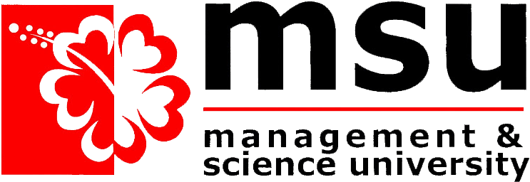 Msu Logo The Emblem Management And Science University - Management And Science University Logo (754x270)